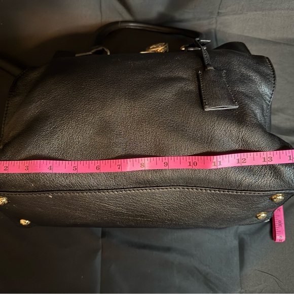 Michael Kors Black Leather Tote Bag - Picture 7 of 9